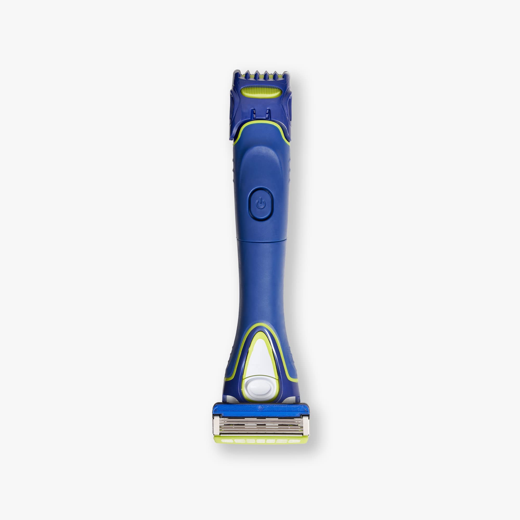 Schick Hydro groomer ergonomic handle grip angle for balanced maneuverability