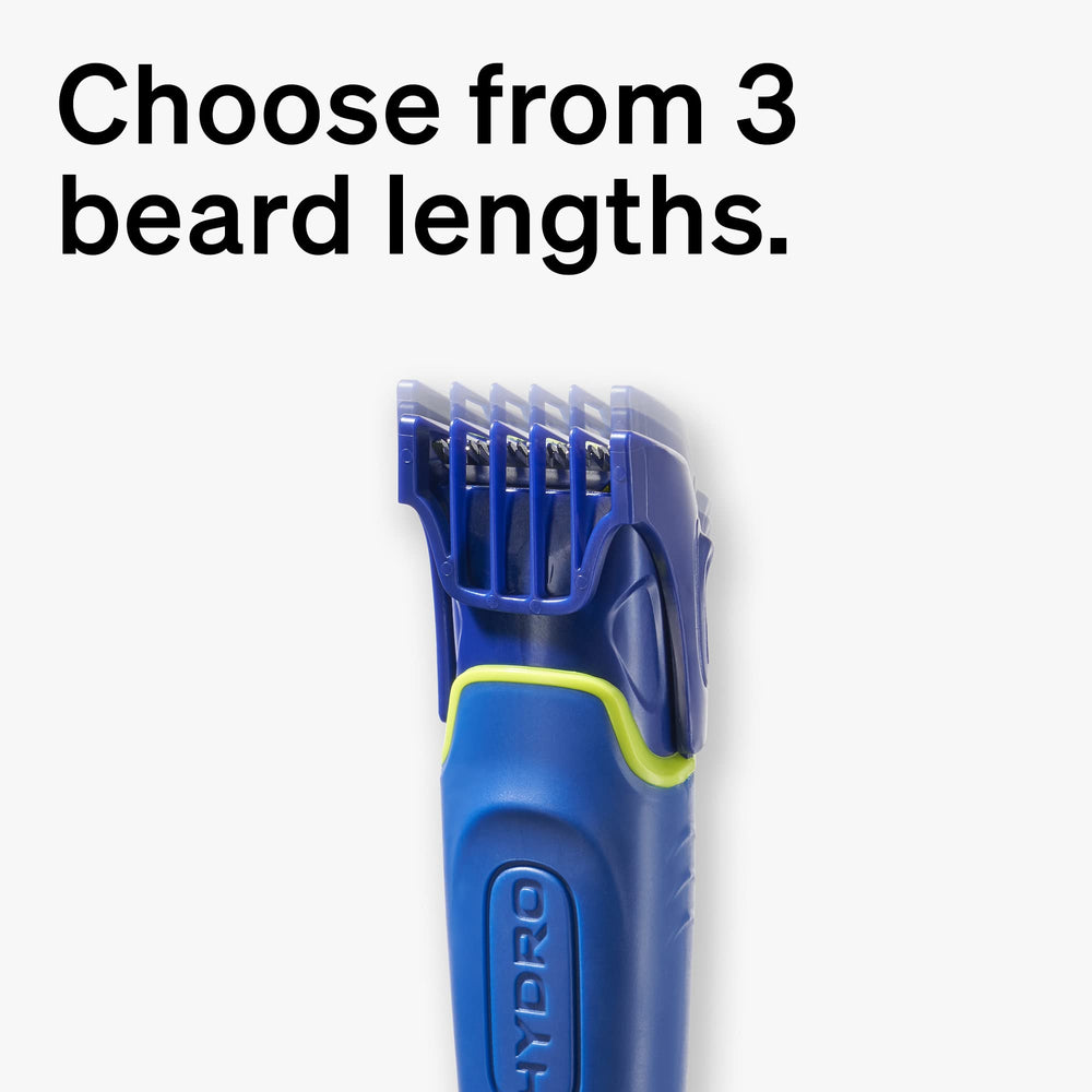 Schick Hydro groomer refill cartridge to replace blades quickly and maintain closeness