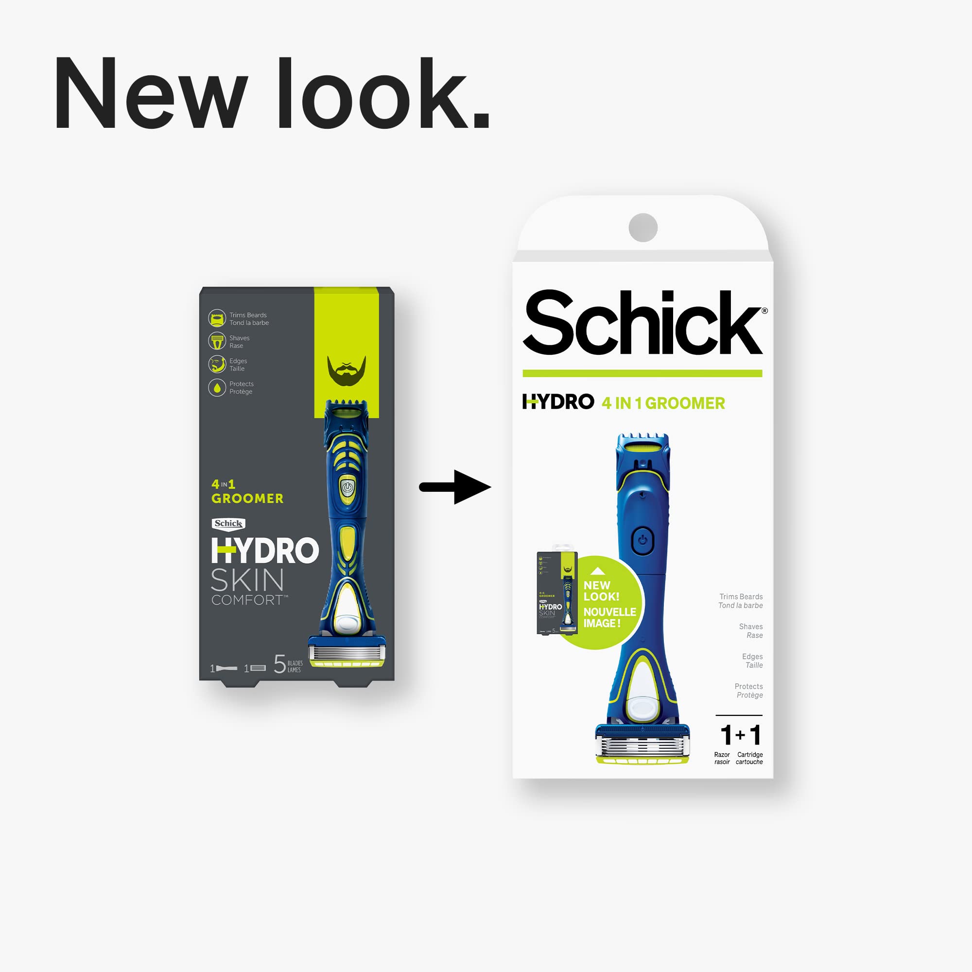 Schick Hydro groomer in-shower use rinsing clean for wet-shave convenience