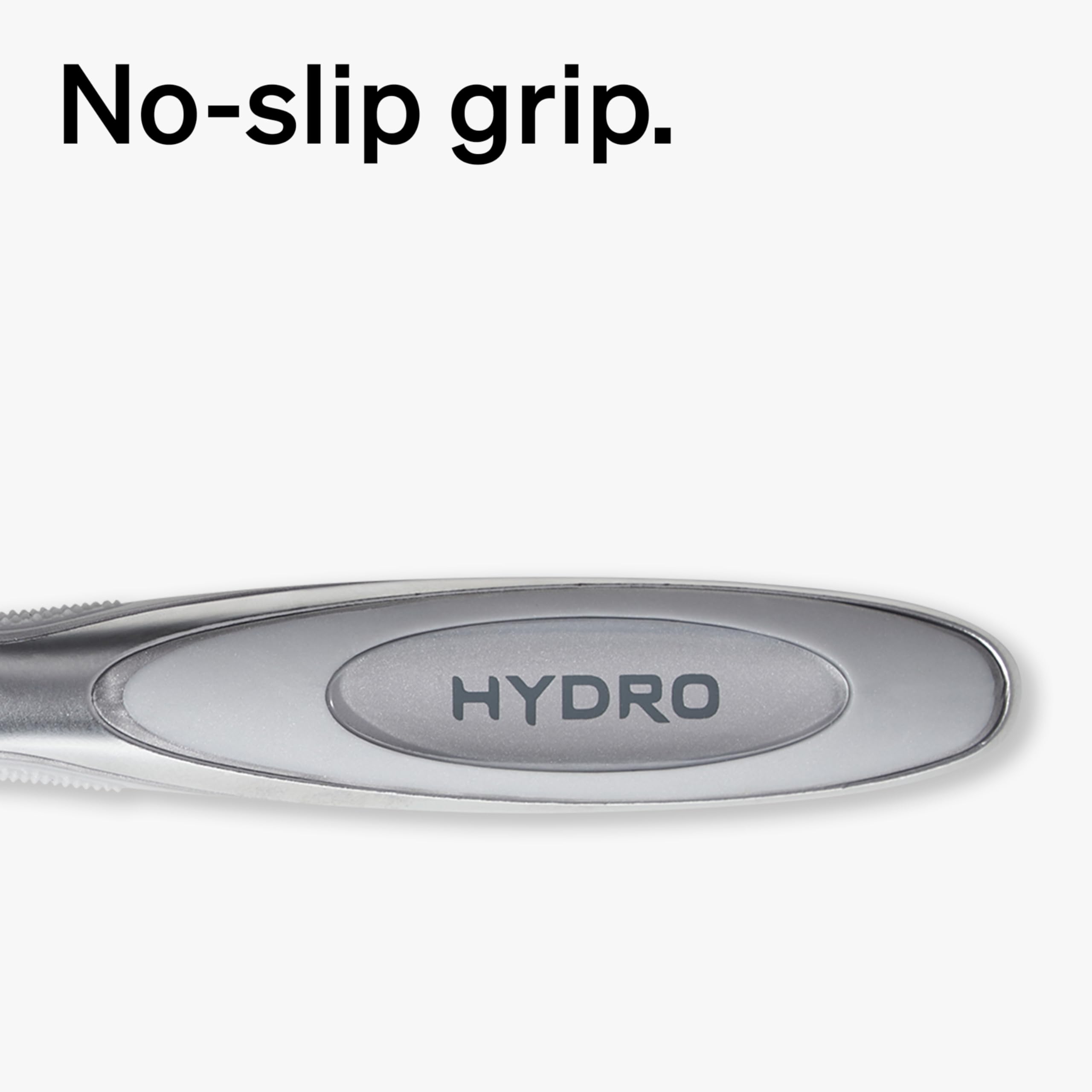 Schick Hydro razor in use on a man demonstrating smooth glide