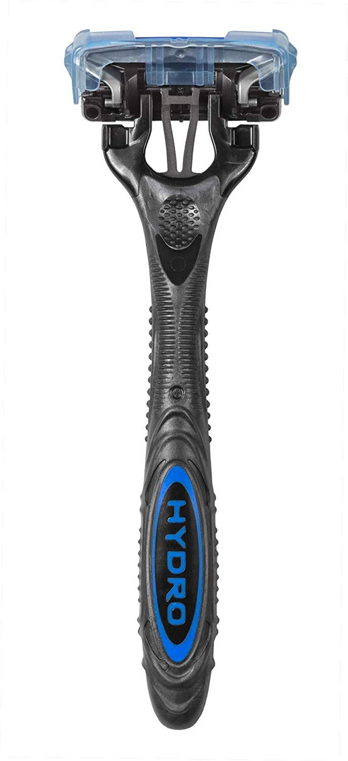 Schick Hydro in bathroom lifestyle scene delivering quick comfortable shave