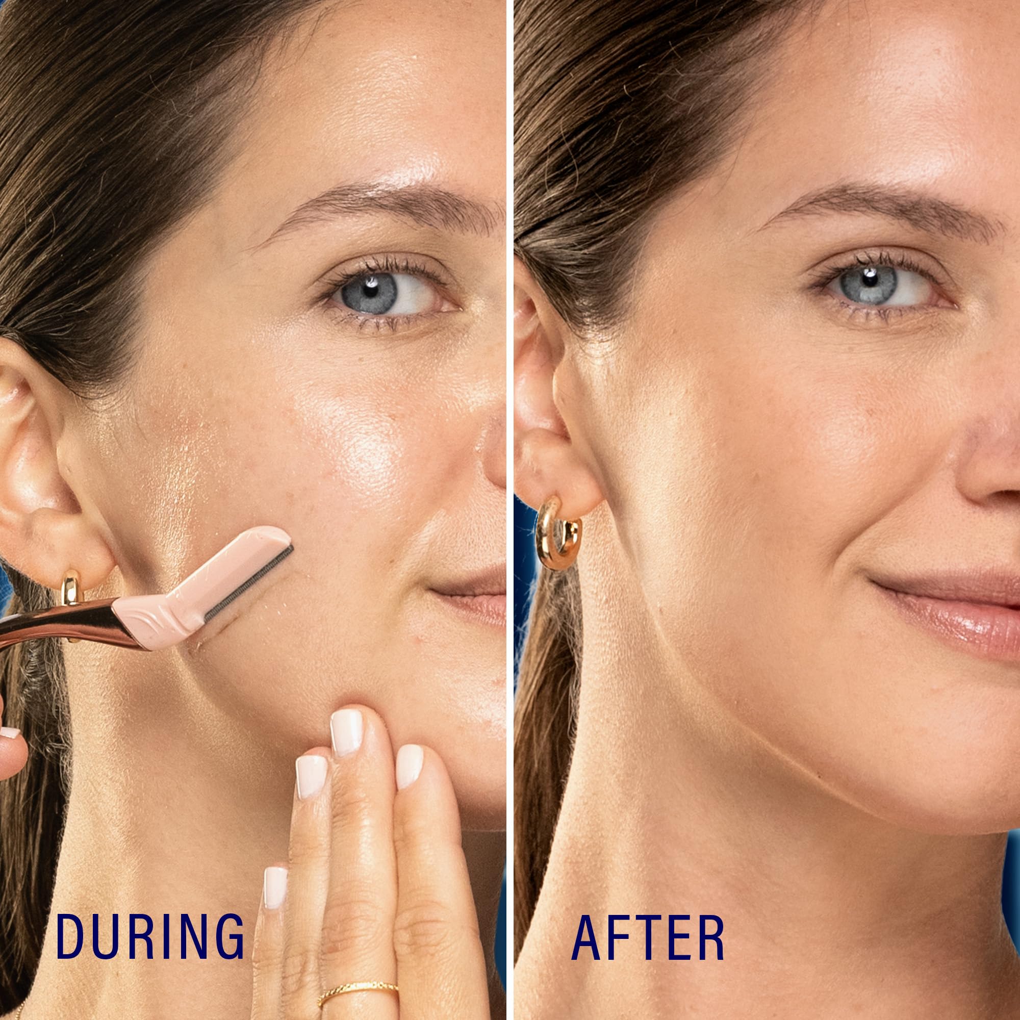 Schick Hydro Silk blade detail highlighting exfoliating edge for gentle removal