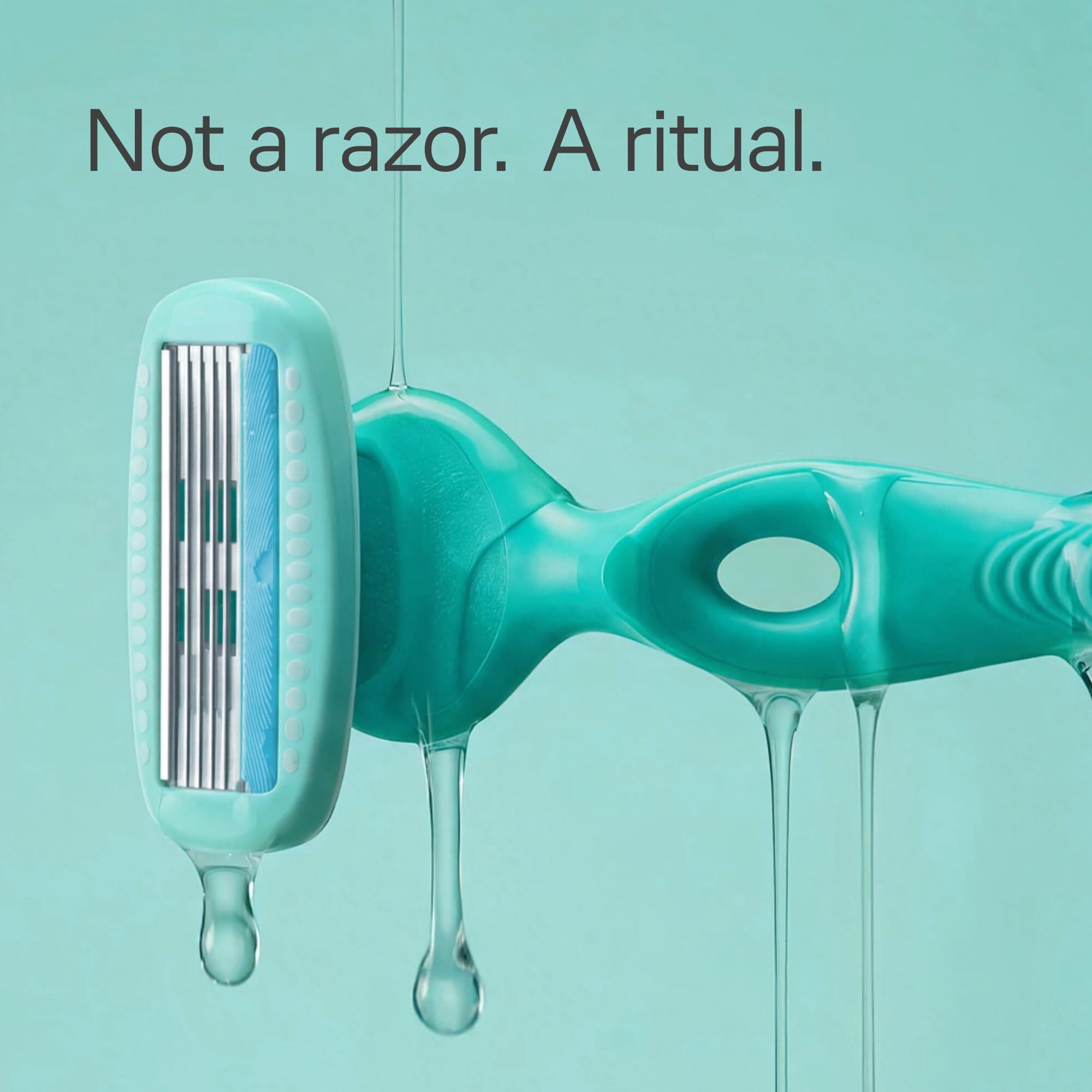 Schick Hydro Silk handle close-up with ergonomic non-slip grip benefit