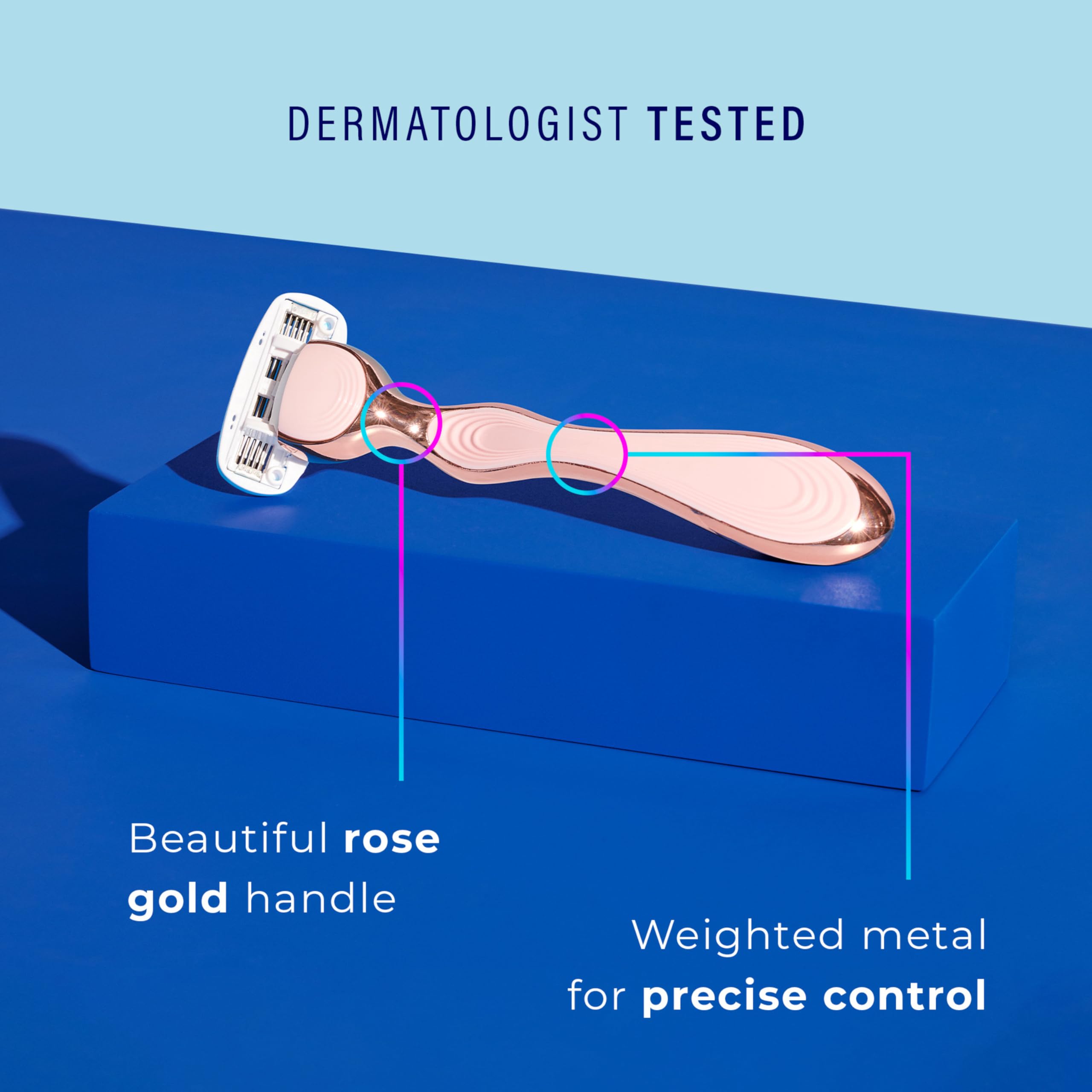 Schick Hydro Silk razor used in shower demonstrating smooth glide and hydration during use