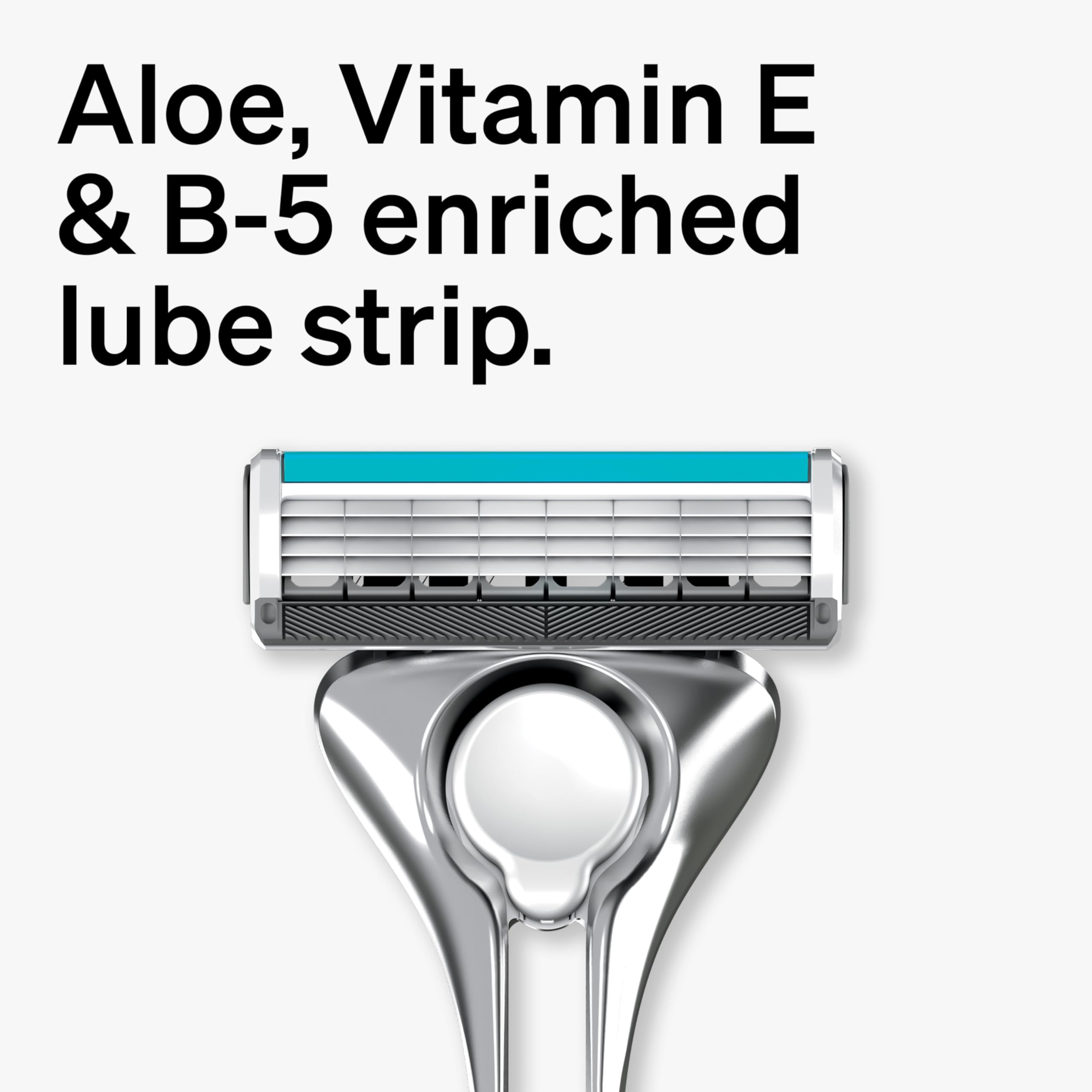 Schick Quattro Titanium shaving neck area in use for precise contouring