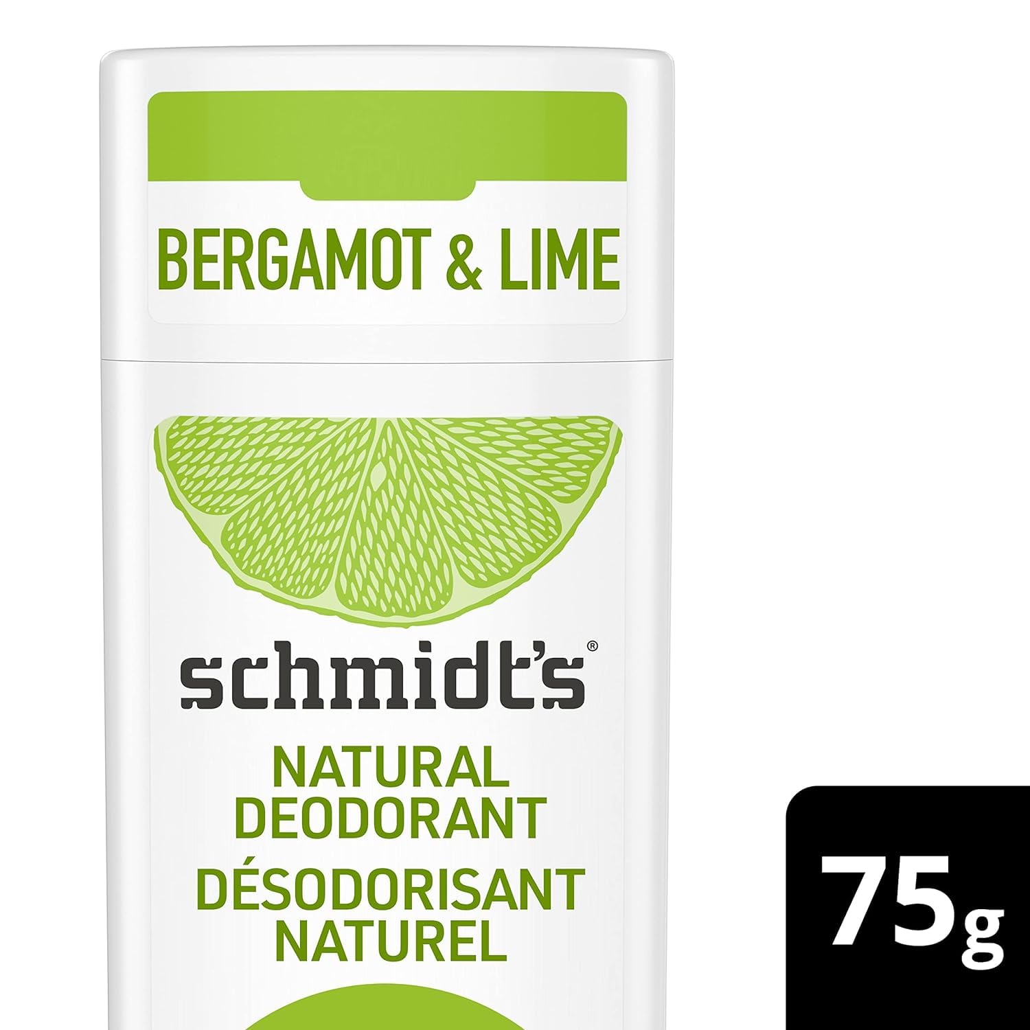 Schmidt's Bergamot & Lime two-pack box shot emphasizing value and extra supply