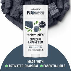 Close-up of Schmidt's deodorant texture highlighting natural oils and non-greasy finish