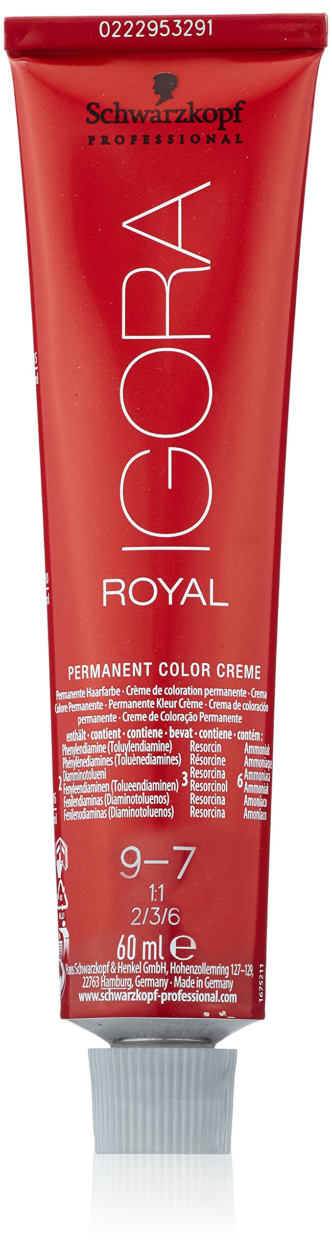 Colourist applying Schwarzkopf IGORA Royal with brush for precise, salon-grade results