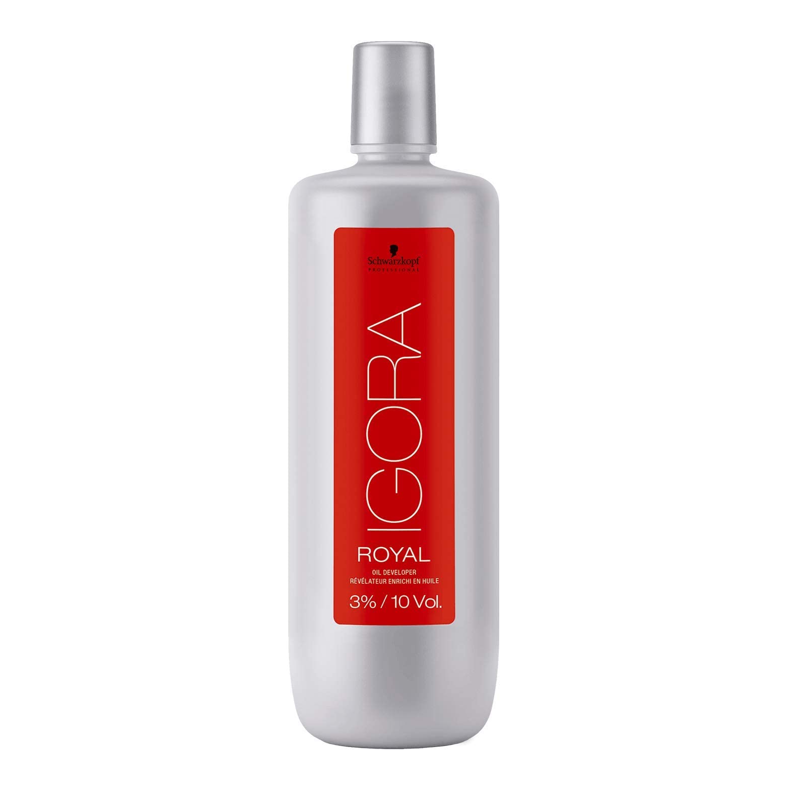 Schwarzkopf Igora Royal developer pouring oil texture for smooth application and even coverage