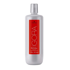 Schwarzkopf Igora Royal developer pouring oil texture for smooth application and even coverage