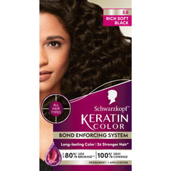 Schwarzkopf product front packaging showing professional-quality black shade benefit