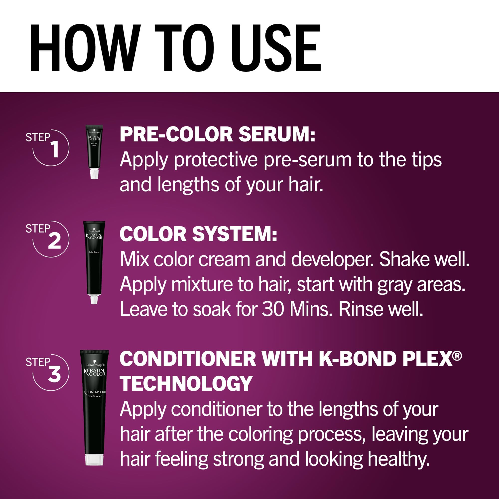 post-color conditioner tube with Schwarzkopf branding for repair and shine