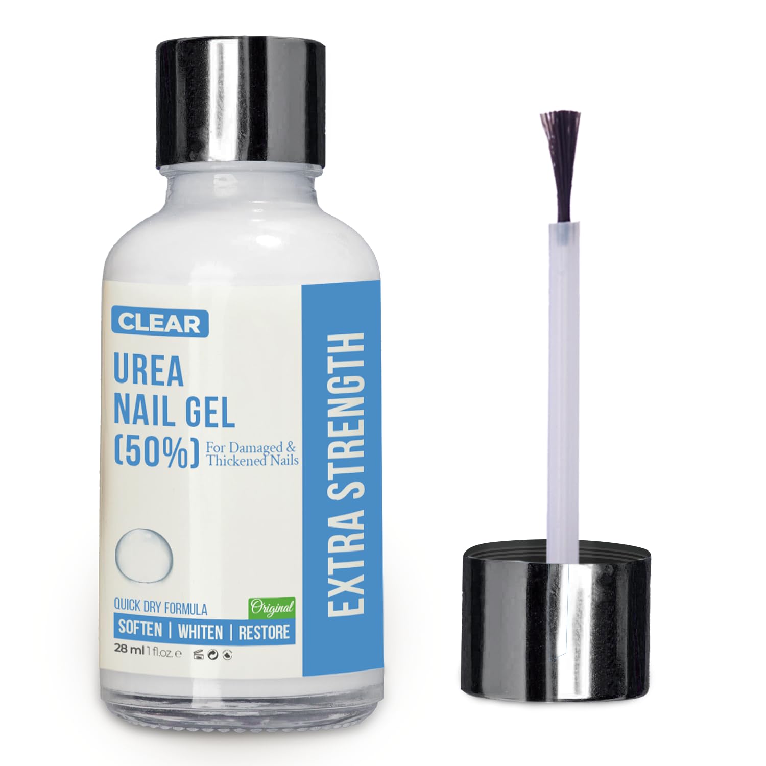 Scientific Solutions Global front packaging showing clear gel and brush applicator benefits