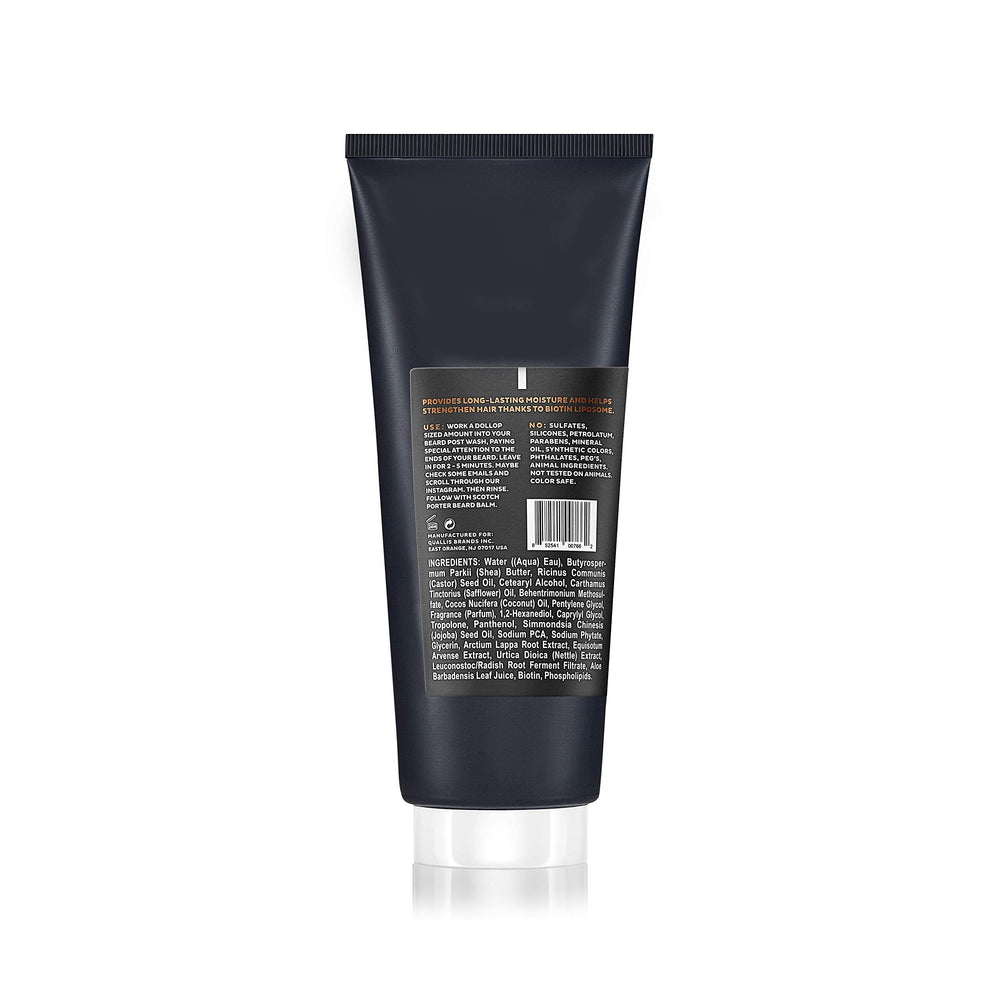 Scotch Porter ingredients label showing clean formulation benefits