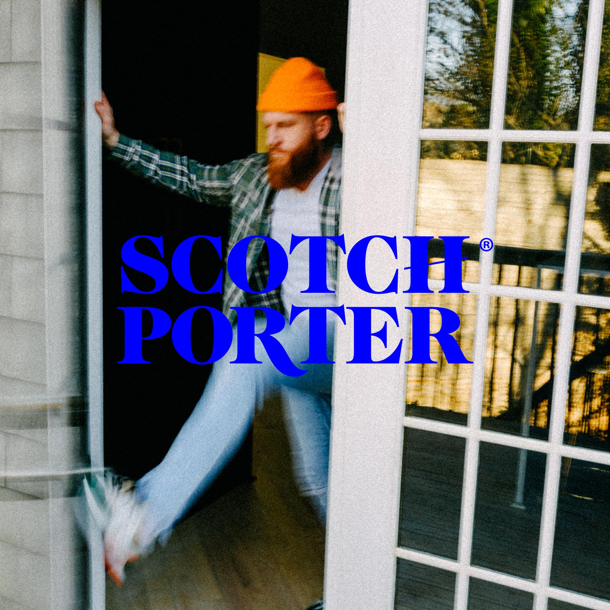 Scotch Porter wax on bathroom counter in lifestyle setting inspiring daily use