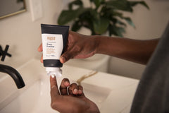 Scotch Porter applied to skin demonstrating quick absorption and smoothness