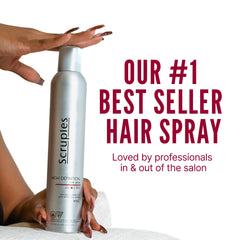 Scruples close-up of nozzle spray pattern demonstrating even application and control