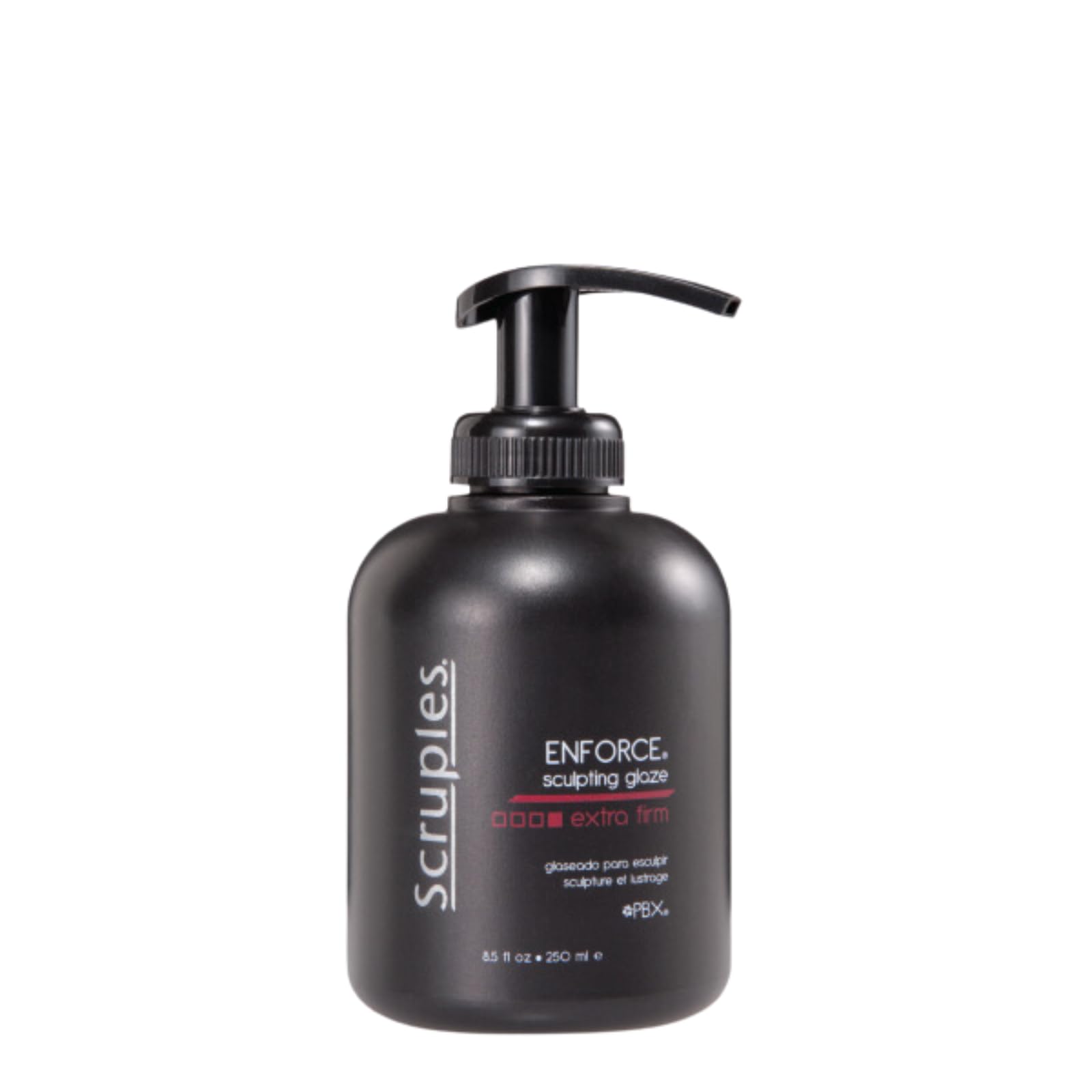 Scruples front jar 8.5 oz showing brand and clear gel benefits