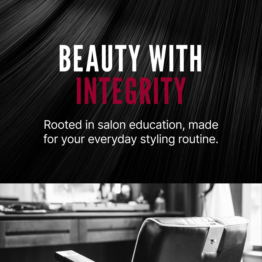 Scruples lifestyle shot with man and woman showcasing versatile styling benefit