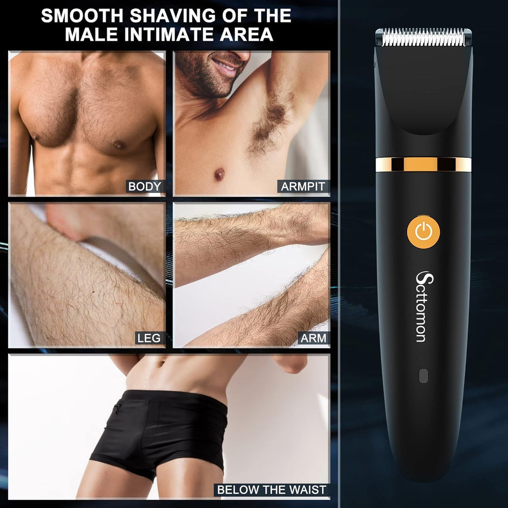 Scttomon body trimmer head texture demonstrating gentle, efficient cut