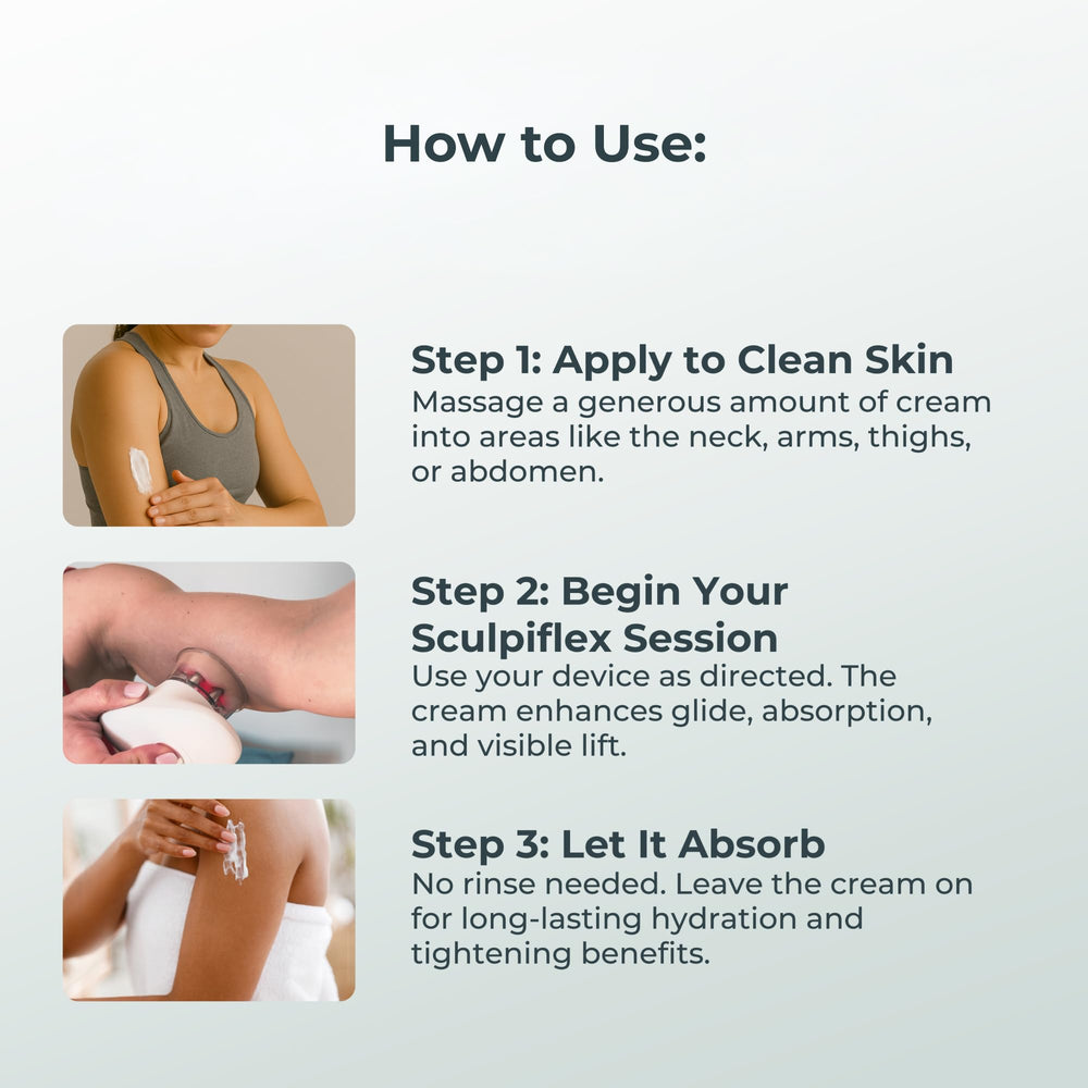 SCULPIFLEX on legs and thighs lifestyle shot showing visibly smoother skin finish