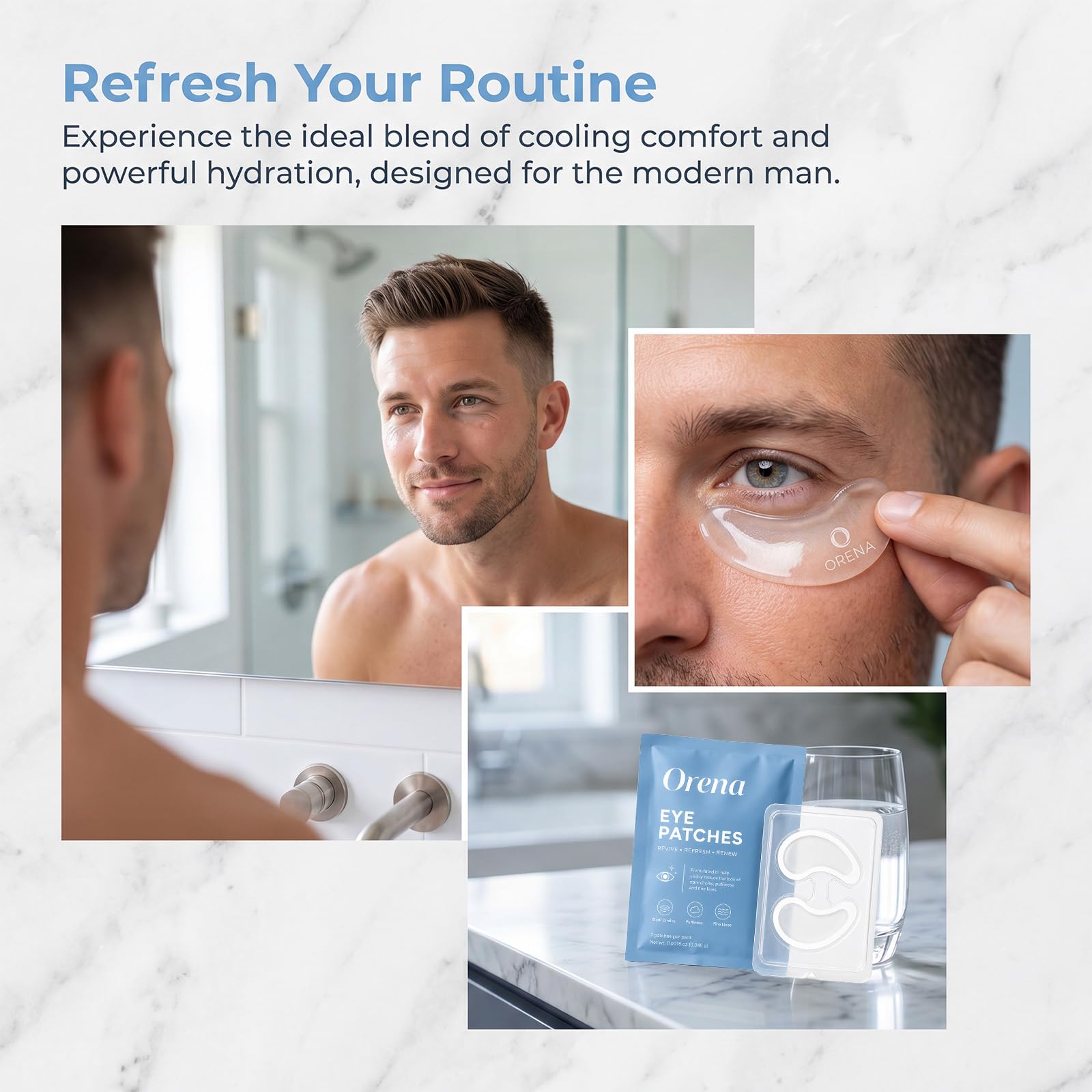 SDXJIOGE after application eye area appearing refreshed and hydrated