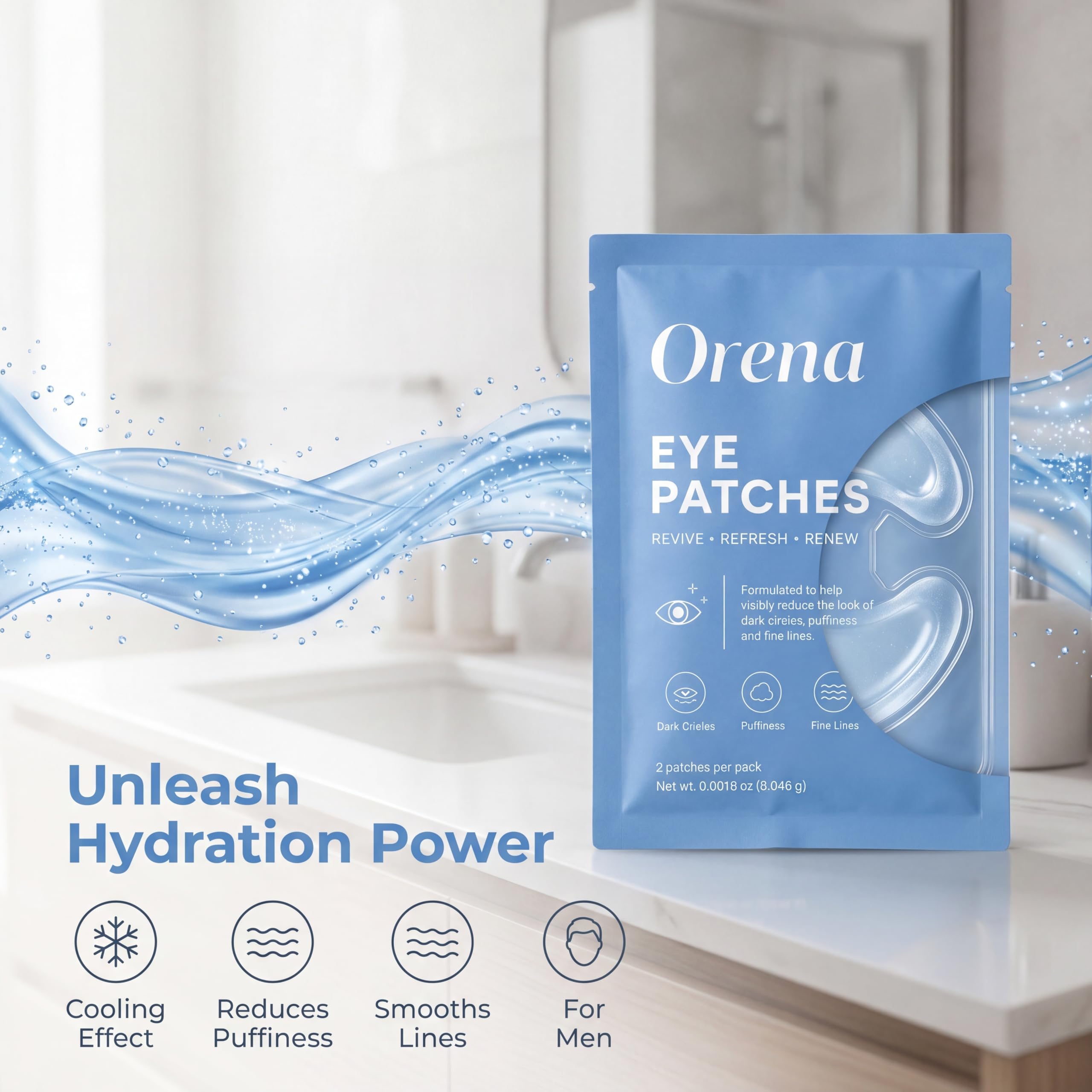 SDXJIOGE open patch detail revealing smooth hydrogel and tidy pouch convenience