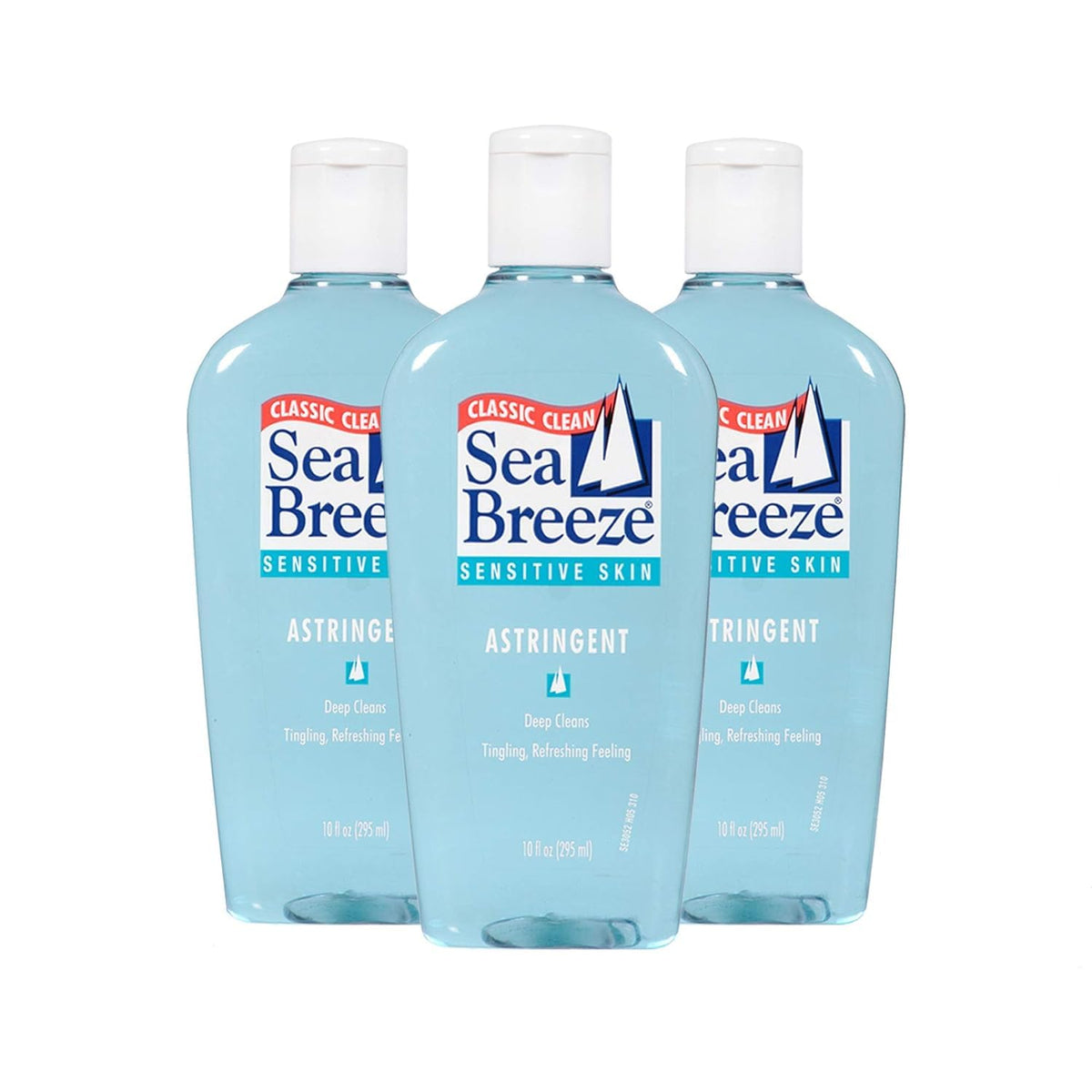 Seabreeze front bottle showing label and size, aids product identification