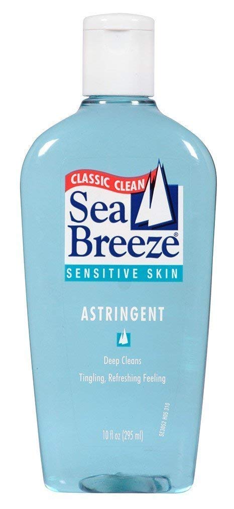 Seabreeze front packaging showing 10 oz bottle and calm design benefit: clear cleansing