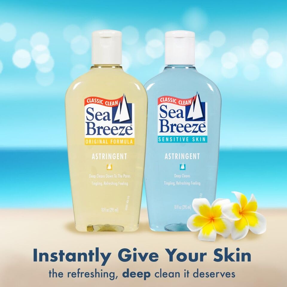Seabreeze bottle in hand to show scale benefit: travel friendly size