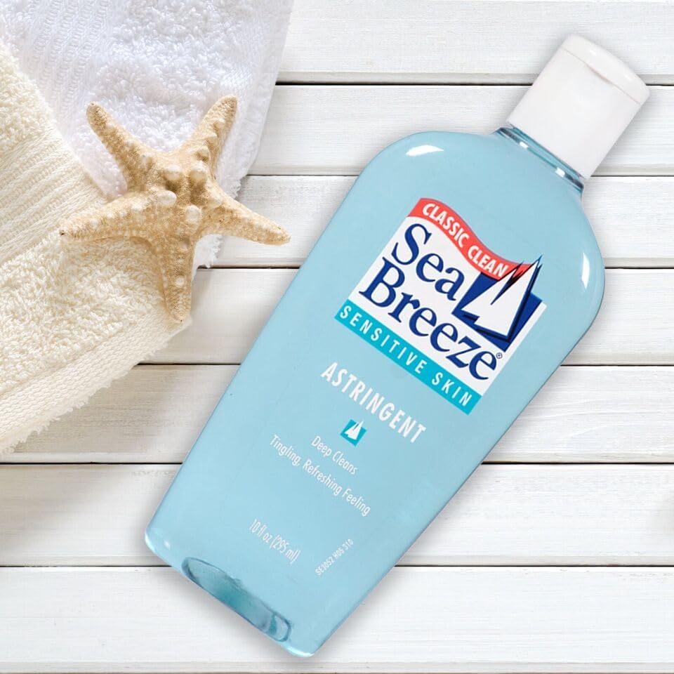 Seabreeze skin after application showing refreshed complexion and reduced surface oil