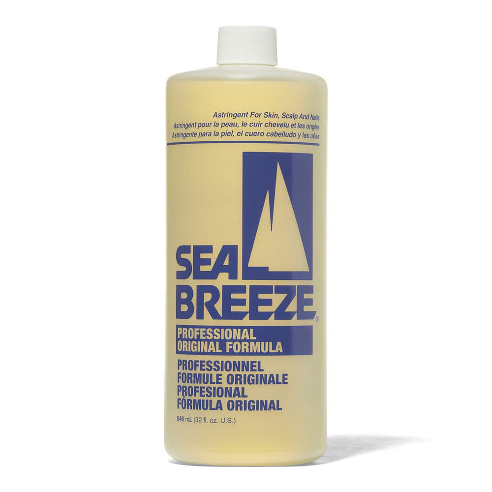 Seabreeze yellow bottle front view showing brand and refreshing cleansing benefit