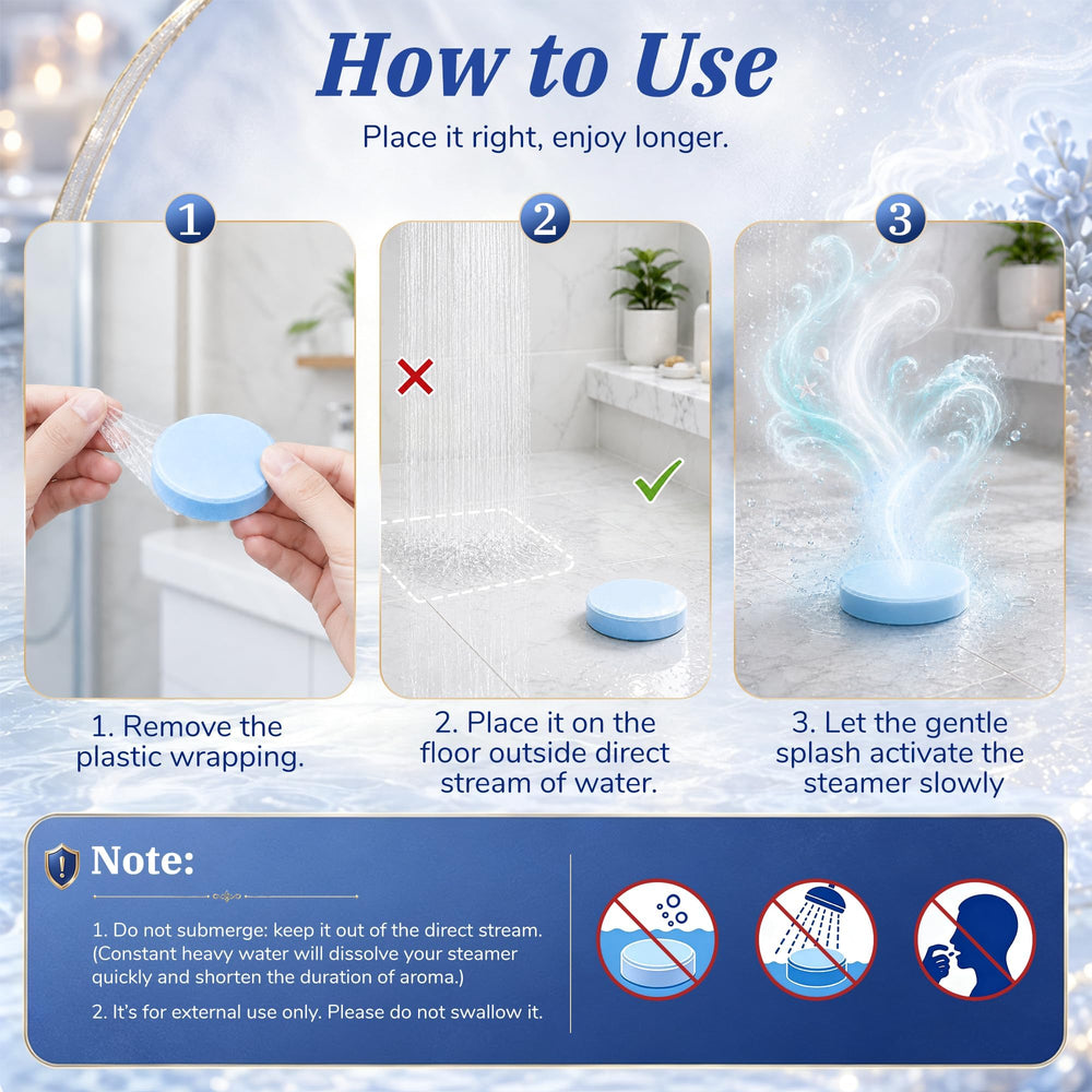 SeasonBliss steamer releasing scent into warm steam for an at-home spa benefit