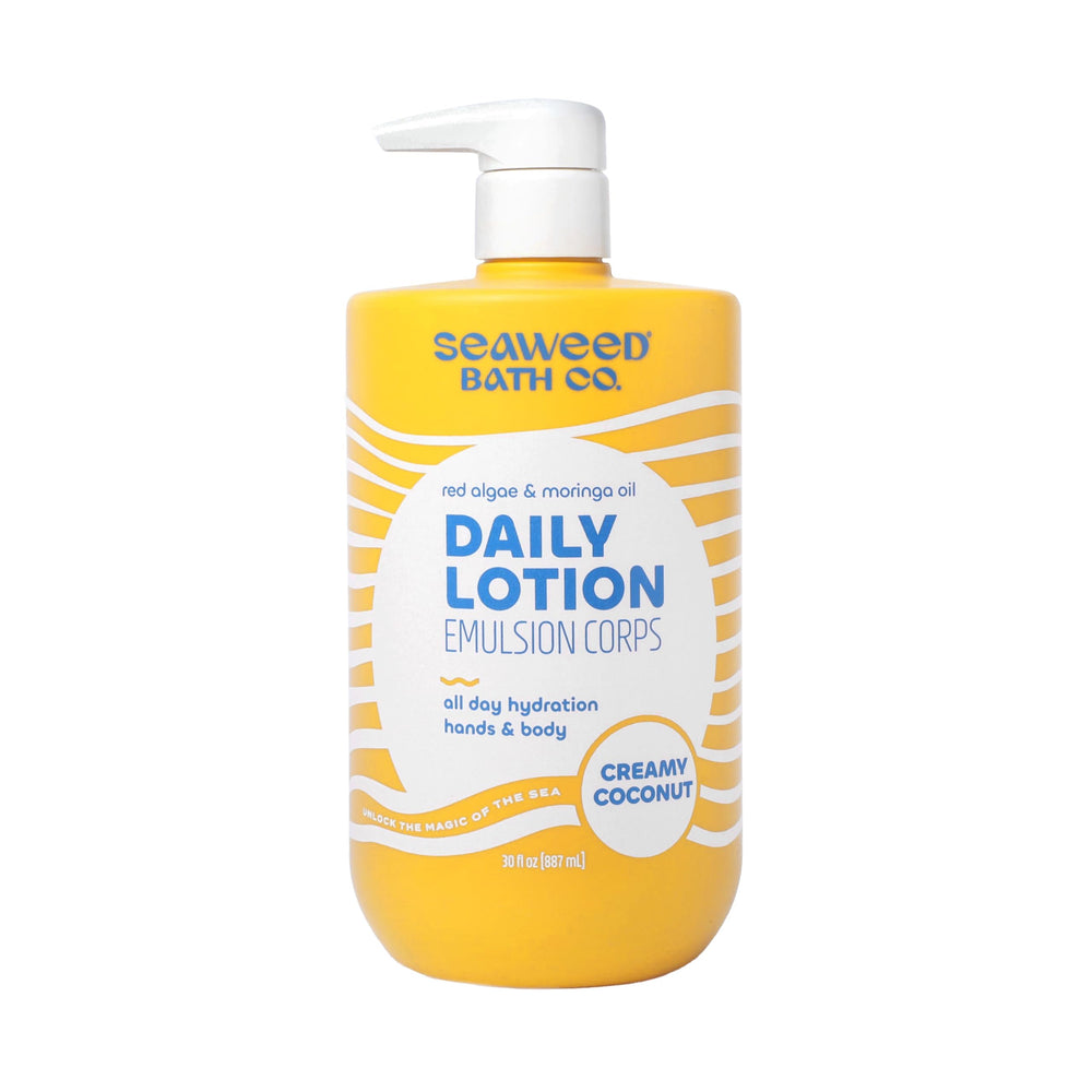 Seaweed Bath Co. front bottle showing product and volume for quick identification