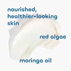 Seaweed Bath Co. lotion dollop texture demonstrating creamy, non-greasy finish