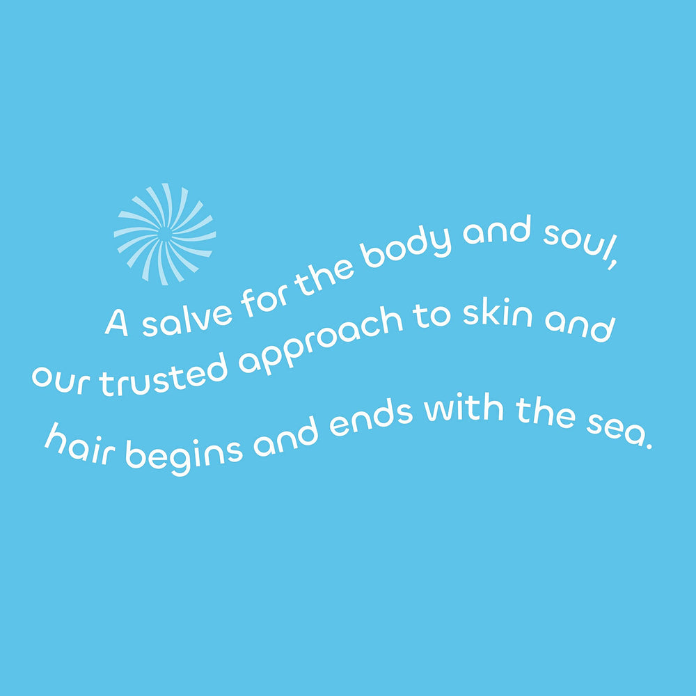 The Seaweed Bath Co. recycled plastic bottle back label emphasizing eco packaging benefit