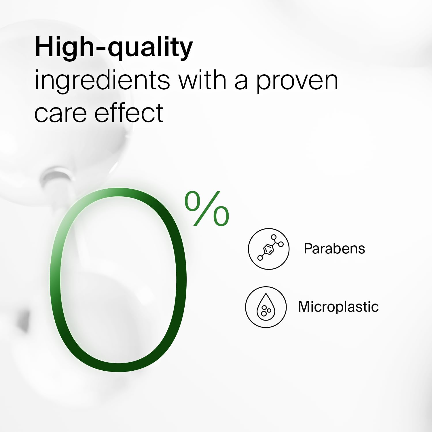 SEBAMED ingredient label closeup highlighting pH 5.5 and vitamin E benefit