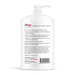 SEBAMED pump dispensing gel demonstrating easy, controlled application