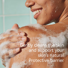 SEBAMED close-up of gel texture highlighting gentle lather benefit