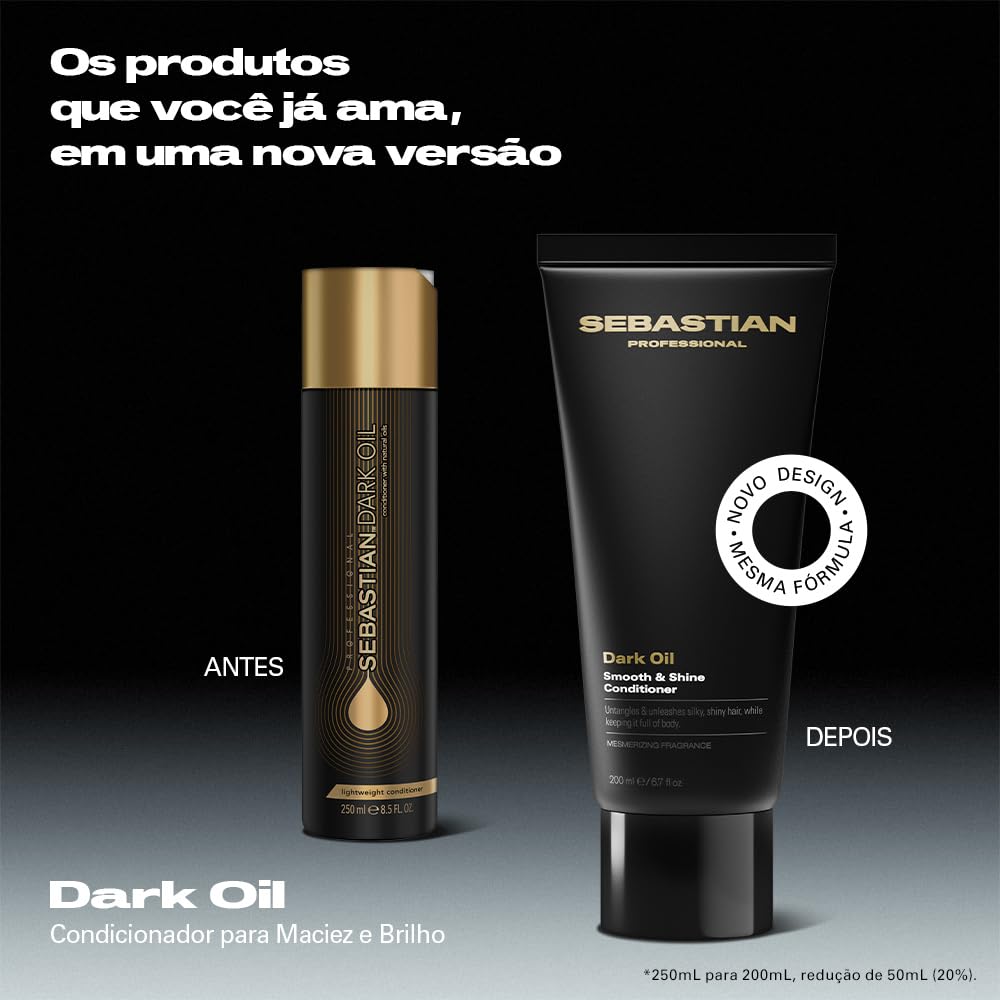 Sebastian Professional back label with ingredients for informed choices