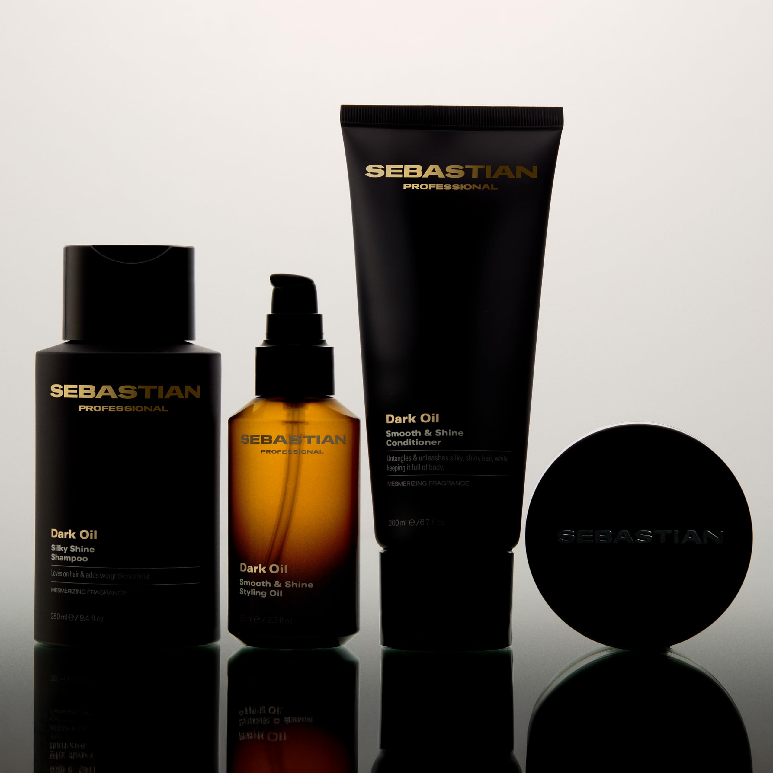 Sebastian Professional shampoo with visual fragrance notes conveying lasting scent and sensory benefit