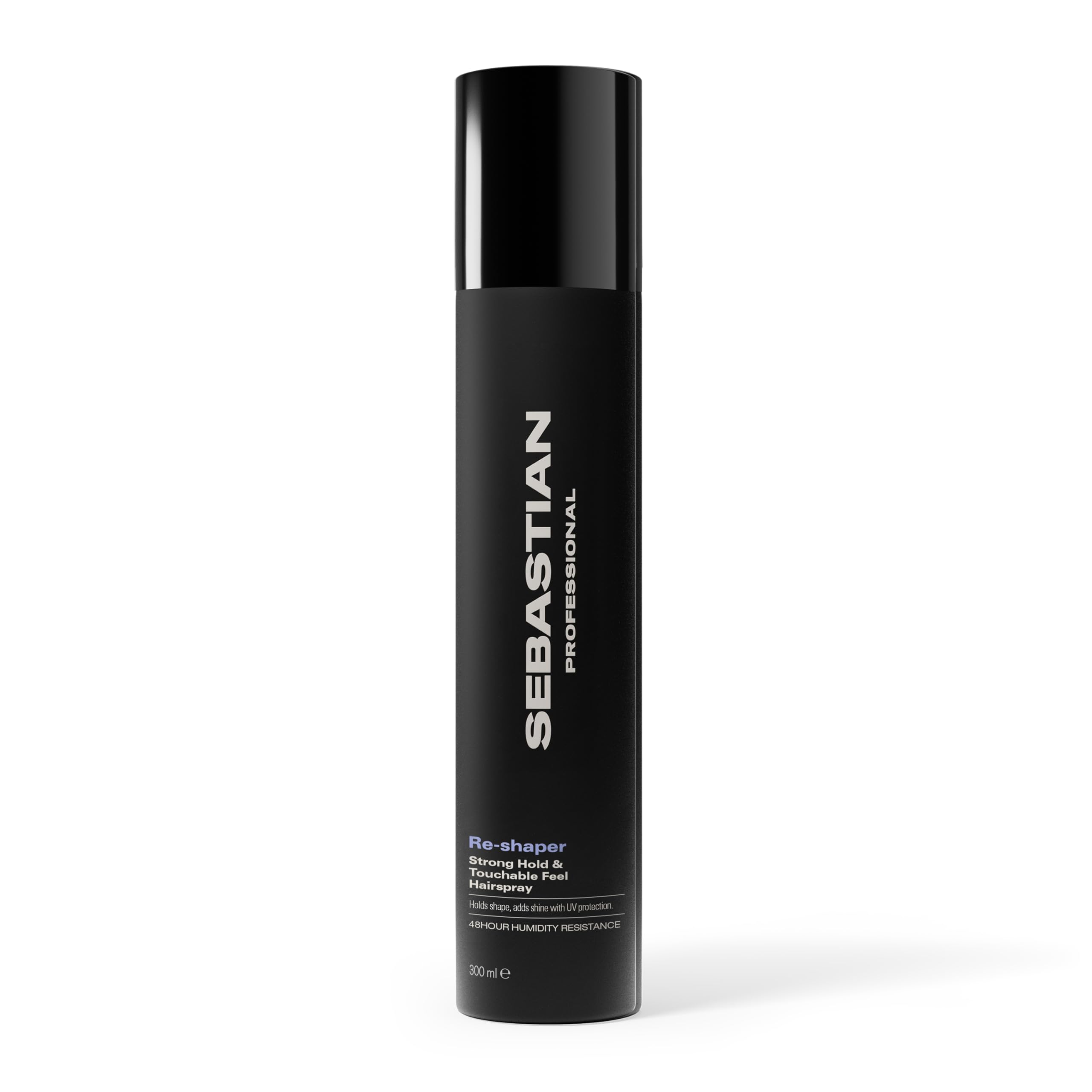 Sebastian Professional front packaging showing size and strong hold benefit
