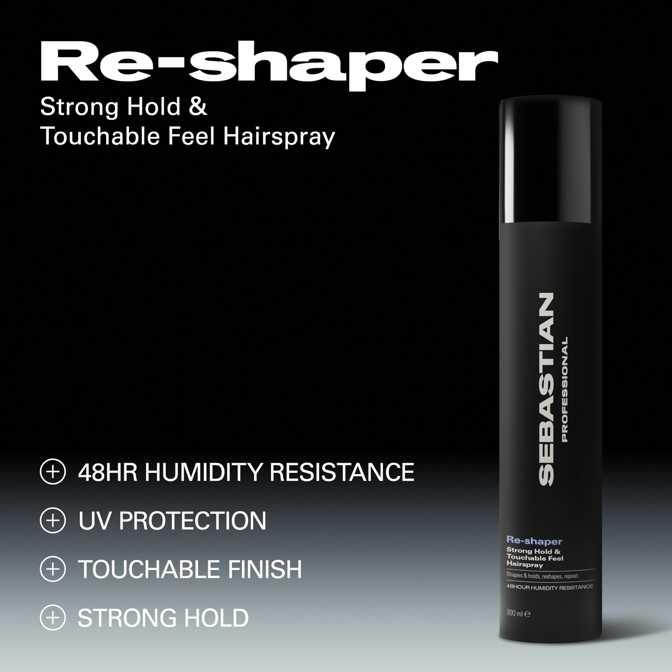 Sebastian Professional close view of spray mist texture for soft touch benefit