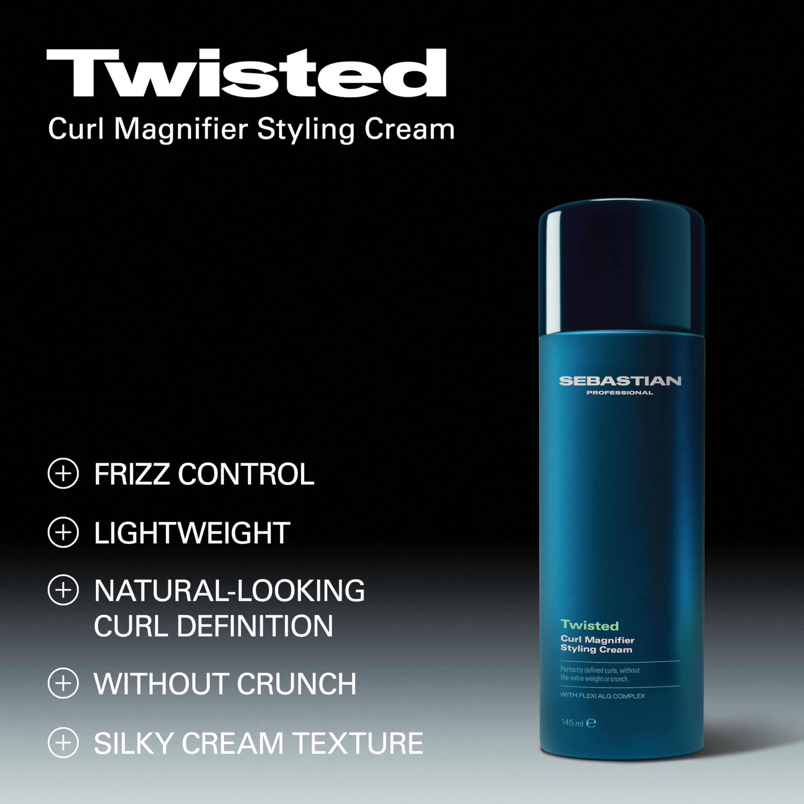 Sebastian Professional applied on hands ready to distribute for even curl definition
