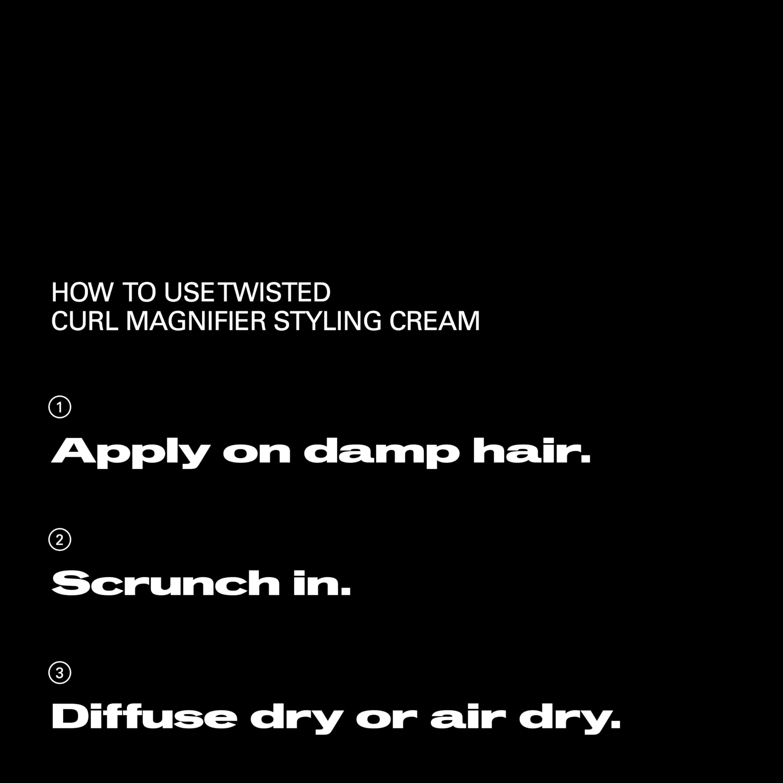Sebastian Professional in use while diffusing hair to enhance bounce and volume