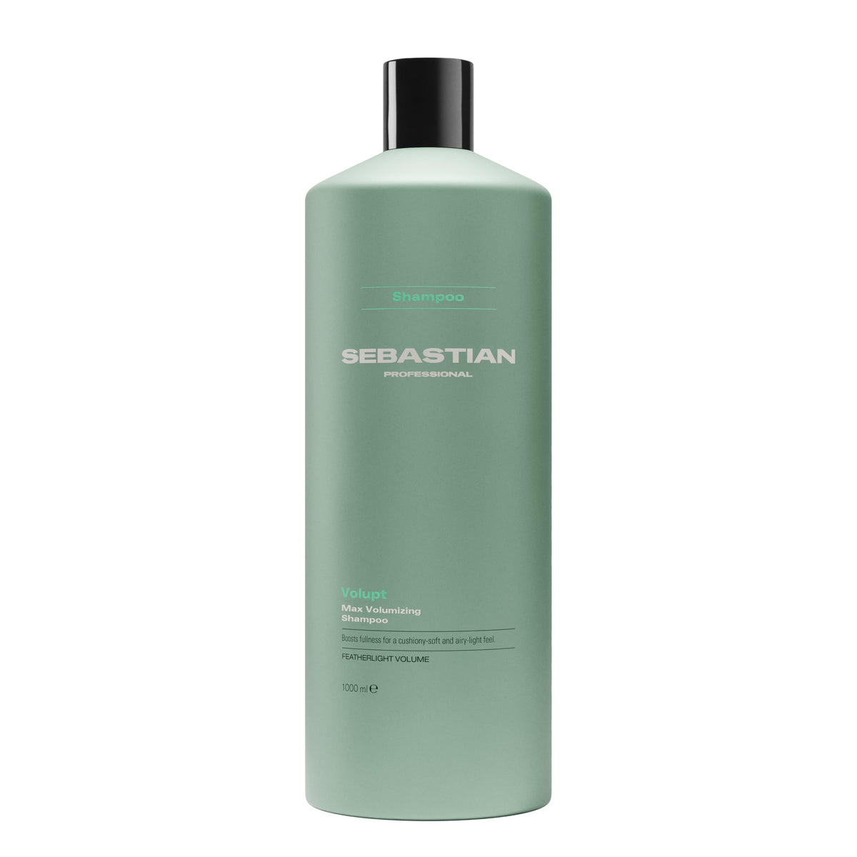 Sebastian Professional bottle front view showing clean volumizing design and benefit
