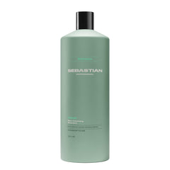 Sebastian Professional bottle front view showing clean volumizing design and benefit