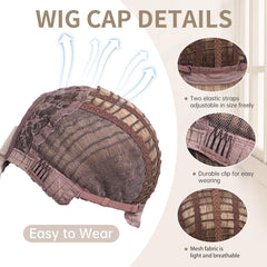 SeclitWu inside cap rose mesh and adjustable straps for breathable comfort