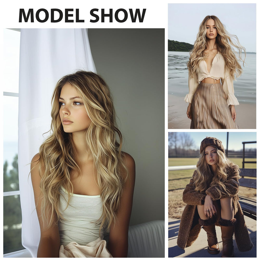 SeclitWu lifestyle model wearing wig outdoors for confidence and photo-ready look