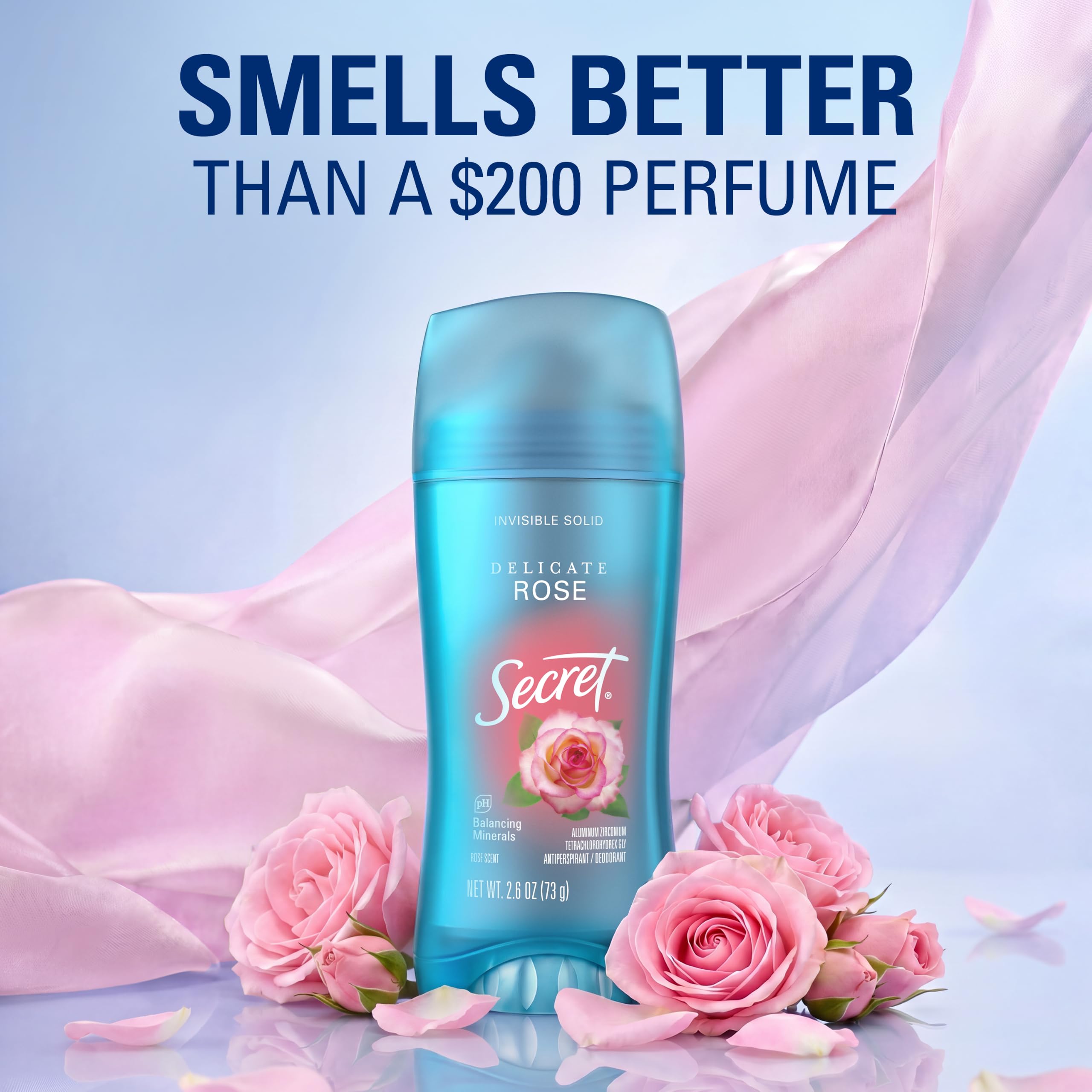 Secret Fresh three-pack layout offering long-lasting supply benefit